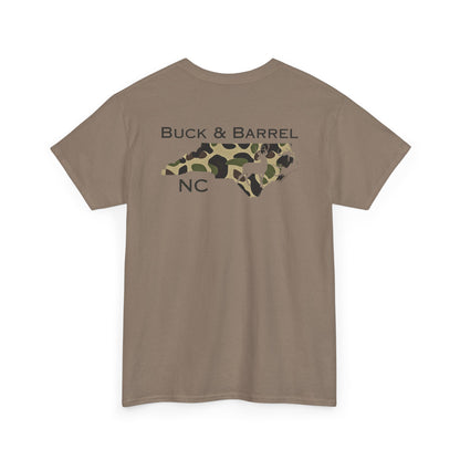 NC DEER heavy cotton Tee - Buck & Barrel NC Design