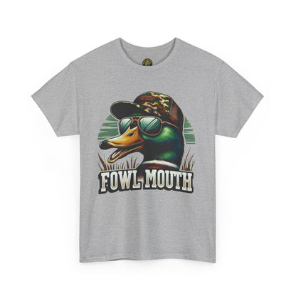 Fowl Mouth Duck Graphic Unisex Heavy Cotton Tee