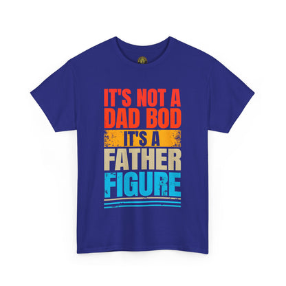 Father Figure Unisex Heavy Cotton Tee - Fun Dad Bod Graphic Tee