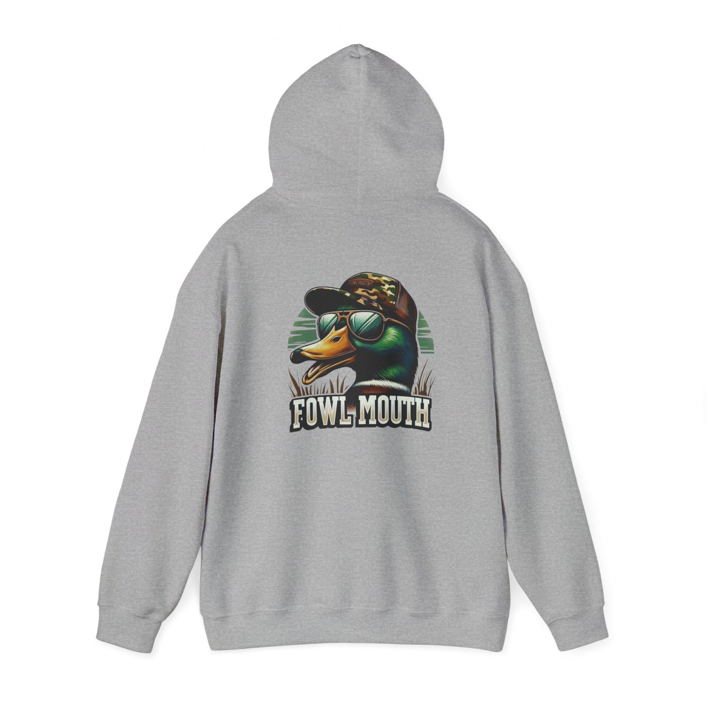 Fowl Mouth Unisex Heavy Blend™ Hoodie - Cool Duck Graphic Sweatshirt